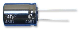 PANASONIC ELECTRONIC COMPONENTS-EEU-EE2G470S-CAP, ALU ELEC, 47UF, 400V, RAD