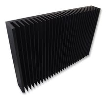 Standardowe wytłaczane radiatory, SK 56, aluminium, anodowane na czarno