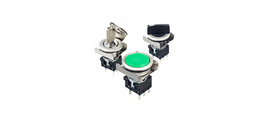 LBW Series Flush mounting 22mm Switches