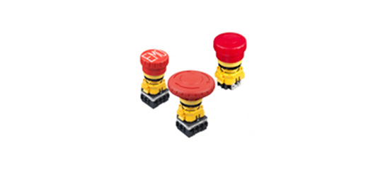 XW Series 22mm fail safe Emergency Stop switches
